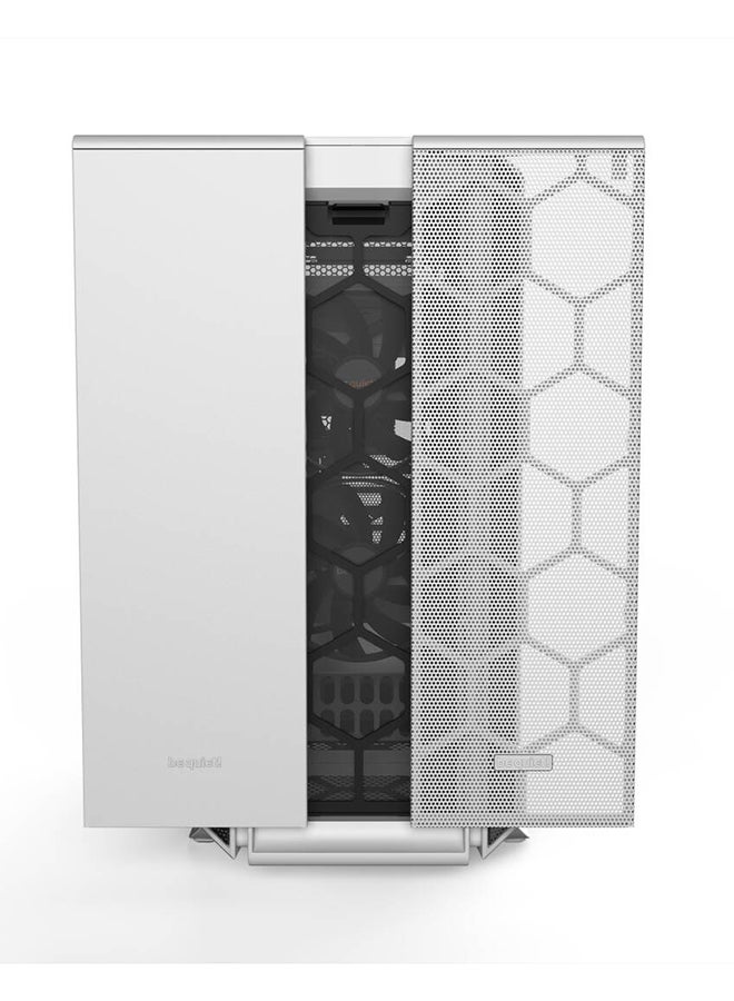 Silent Base 802 ATX Mid Tower Computer Case, 3x Pure Wings 2 140mm Pre-Installed Fan, Up to 420mm Radiator & 8x Fans Support, Removable Dust Filters, White | BG040