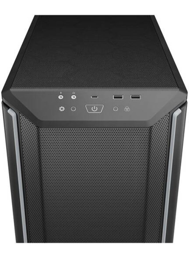 Dark Base 701 Mid Tower Computer Case, 3x Silent Wings 4 140mm Pre-Installed Fans, Up to 360mm Radiator & 8x Fans Support, Tempered Glass Window, Black | BGW58