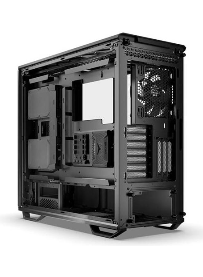 Dark Base 701 Mid Tower Computer Case, 3x Silent Wings 4 140mm Pre-Installed Fans, Up to 360mm Radiator & 8x Fans Support, Tempered Glass Window, Black | BGW58