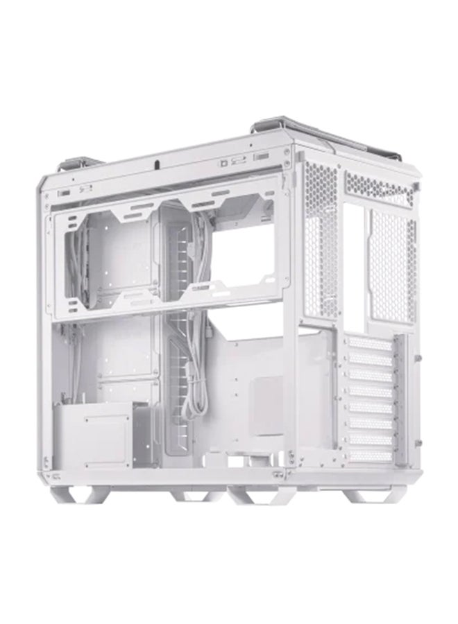 TUF Gaming GT502 PLUS PC Case, Dual Chamber Chassis, Supports 360mm Radiator, Up To 13 Fans, Discrete ARGB HUB, Fully Modular Design | 90DC0090-B19010 White