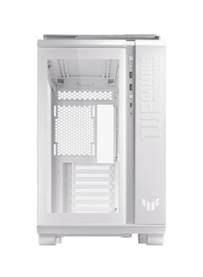 TUF Gaming GT502 PLUS PC Case, Dual Chamber Chassis, Supports 360mm Radiator, Up To 13 Fans, Discrete ARGB HUB, Fully Modular Design | 90DC0090-B19010 White