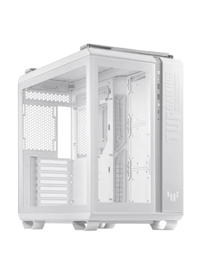 TUF Gaming GT502 PLUS PC Case, Dual Chamber Chassis, Supports 360mm Radiator, Up To 13 Fans, Discrete ARGB HUB, Fully Modular Design | 90DC0090-B19010 White