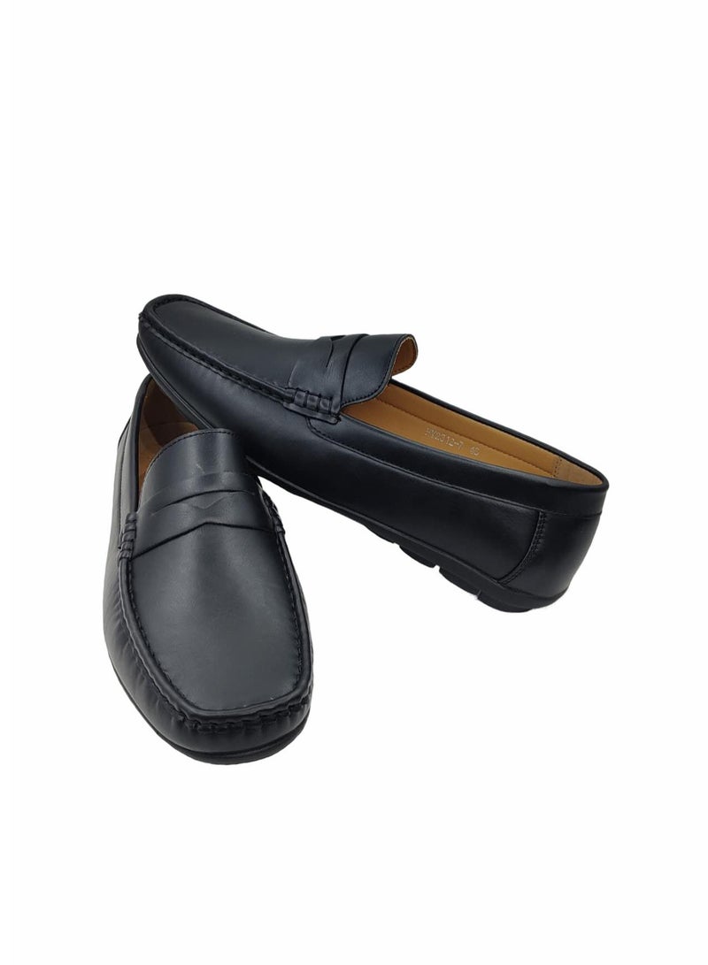 Comfortable Slip-On Formal Loafer Shoes Black