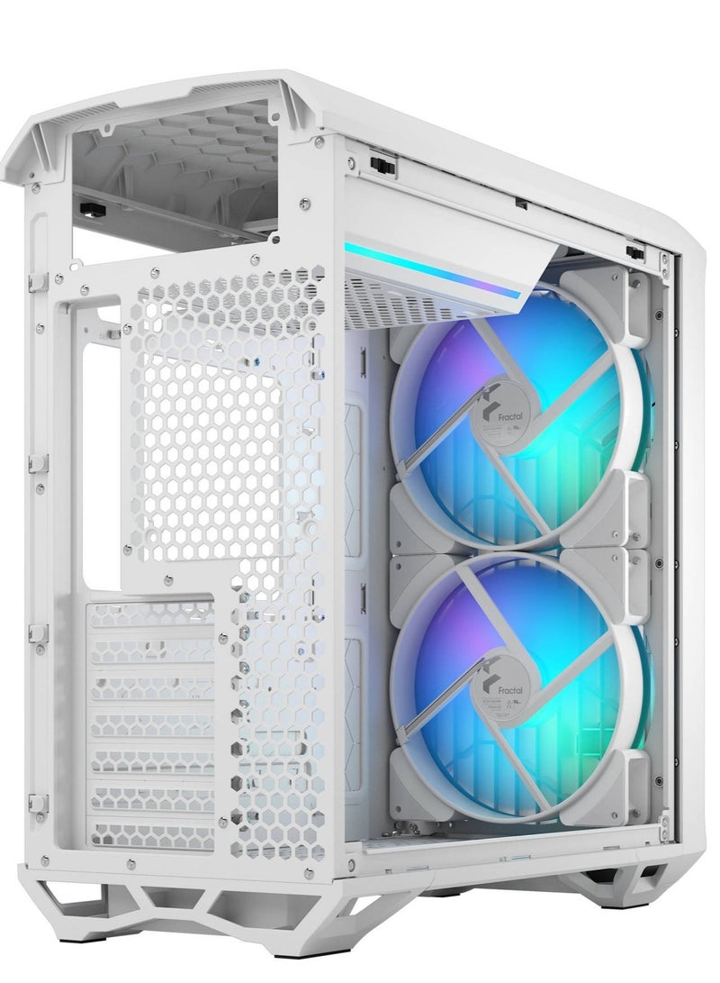 White Thunder Gaming PC - Intel Core i7-14700K Processor, 20 Cores & 28 Threads, Z790 Motherboard, DDR5 64GB (2*32) Ram, 2TB Gen4.0*4 NVMe M.2 SSD, Nvidia GeForce RTX 4080 Super OC Edition 16GB GDDR6X Graphics Card, 3 Fan AIO Liquid Cooler, 1000W 80 Plus Gold Power Supply, Windows 11 Pro | Wi-Fi