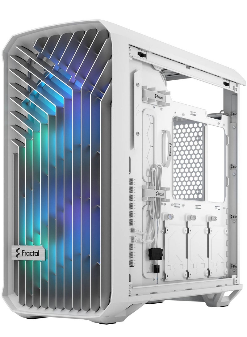 White Thunder Gaming PC - Intel Core i7-14700K Processor, 20 Cores & 28 Threads, Z790 Motherboard, DDR5 64GB (2*32) Ram, 2TB Gen4.0*4 NVMe M.2 SSD, Nvidia GeForce RTX 4080 Super OC Edition 16GB GDDR6X Graphics Card, 3 Fan AIO Liquid Cooler, 1000W 80 Plus Gold Power Supply, Windows 11 Pro | Wi-Fi