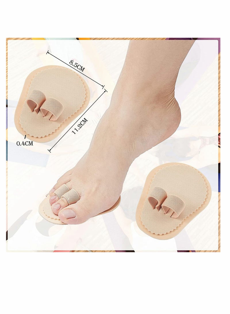 6 Pieces Toe Separator Double Toe Straightener Hammer Toe Corrector for Crooked Toes Relieving Foot Pain Overlapping Toes Pressure Discomfort Suitable for High Heels Sneakers