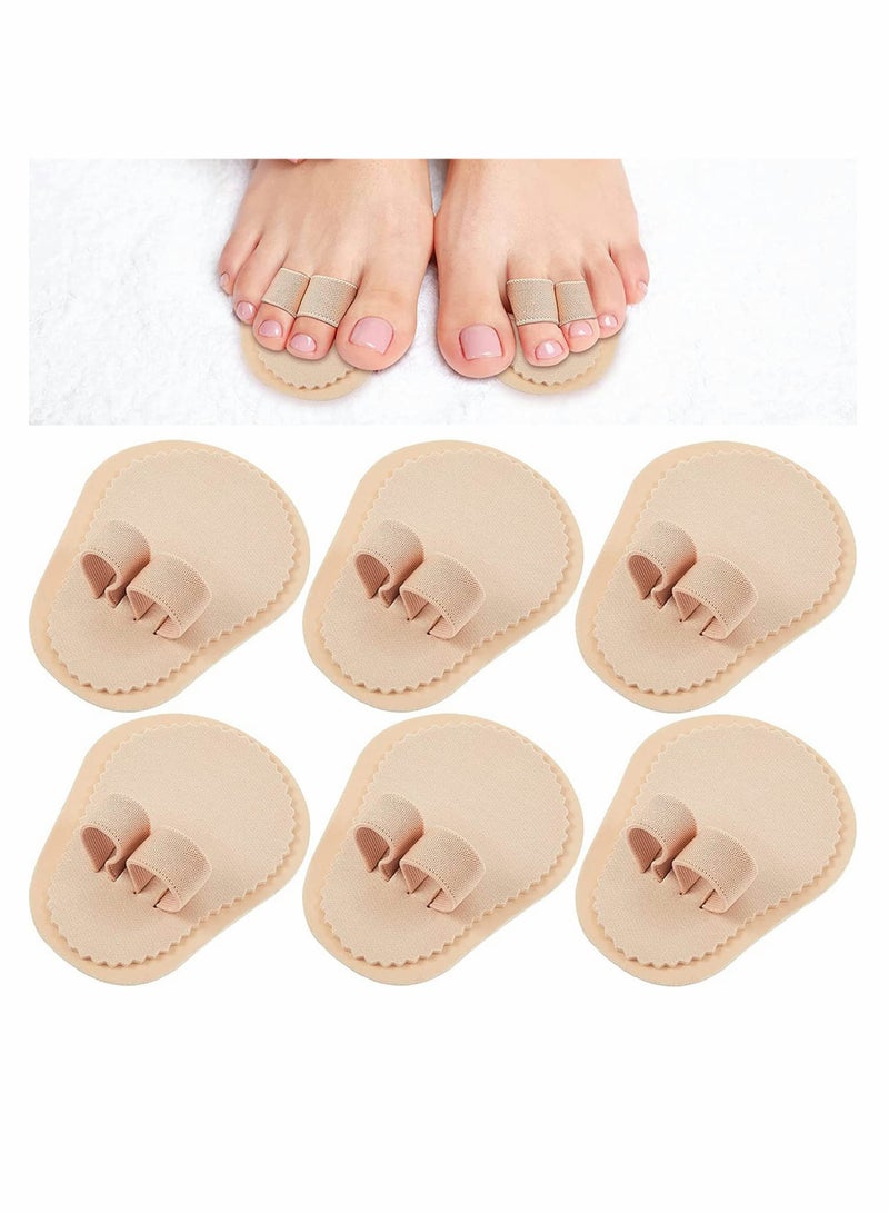 6 Pieces Toe Separator Double Toe Straightener Hammer Toe Corrector for Crooked Toes Relieving Foot Pain Overlapping Toes Pressure Discomfort Suitable for High Heels Sneakers