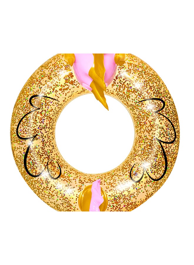 Glitter Seahorse Swim Ring Float 115x104cm 115x104cm