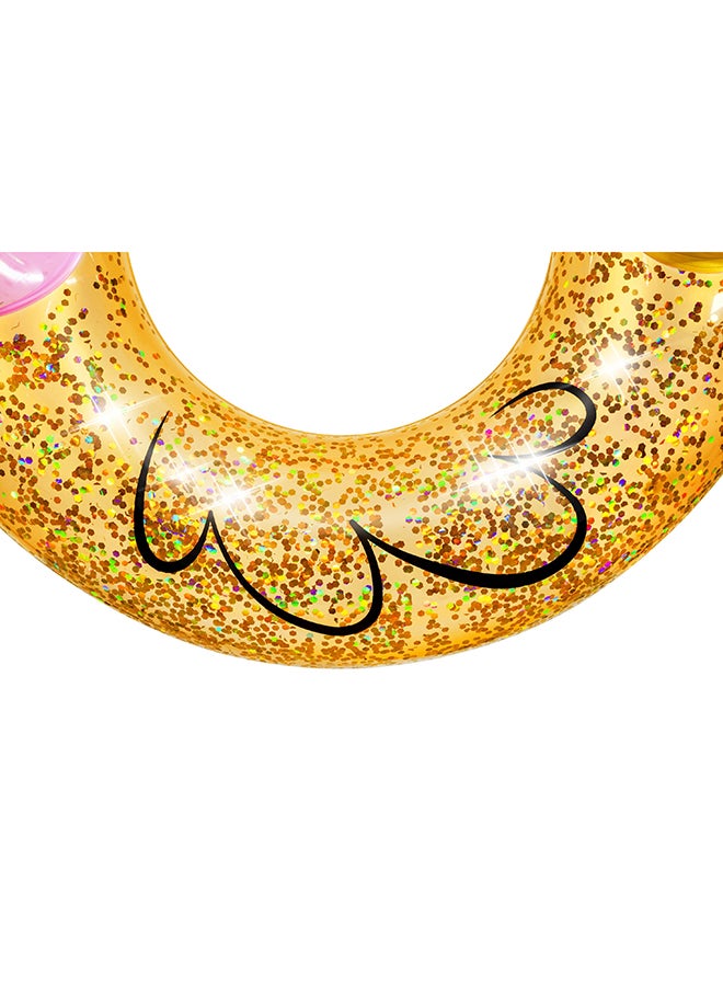 Glitter Seahorse Swim Ring Float 115x104cm 115x104cm