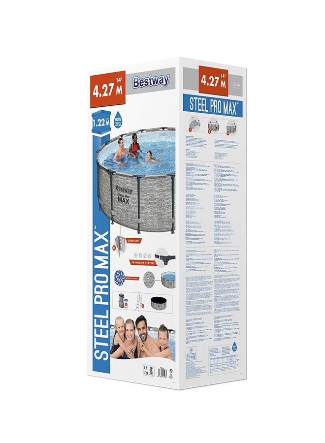 Poolset Steel Pro Max 427x122 Cm