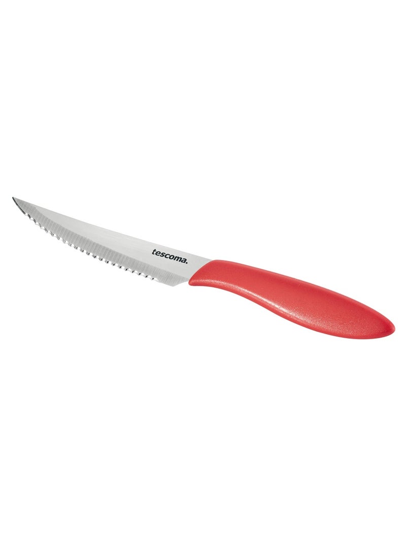 Presto Steak Knife 12Cm 6Pcs Red  29.5 X 12 X 1.8 Cm