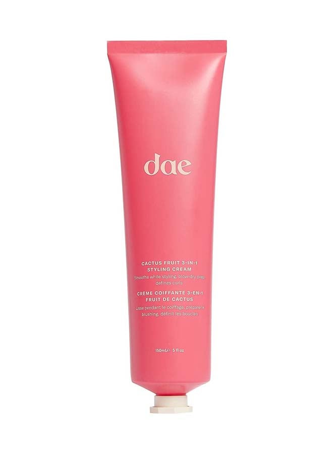 DAE Cactus Fruit 3-In-1 Styling Cream - Smooth Styles, Prep Shiny Blowouts, Defines Curls (5 oz.)