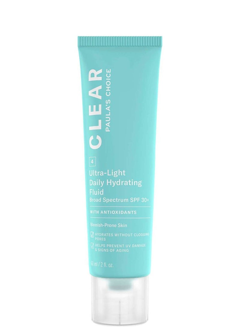 CLEAR ULTRA-LIGHT DAILY MATTIFYING FLUID SPF 30+ (60ML)