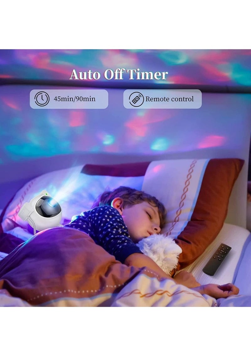 Adjustable Head Angle Star Projector Galaxy Night Light Kids Room Decor Aesthetic Astronaut