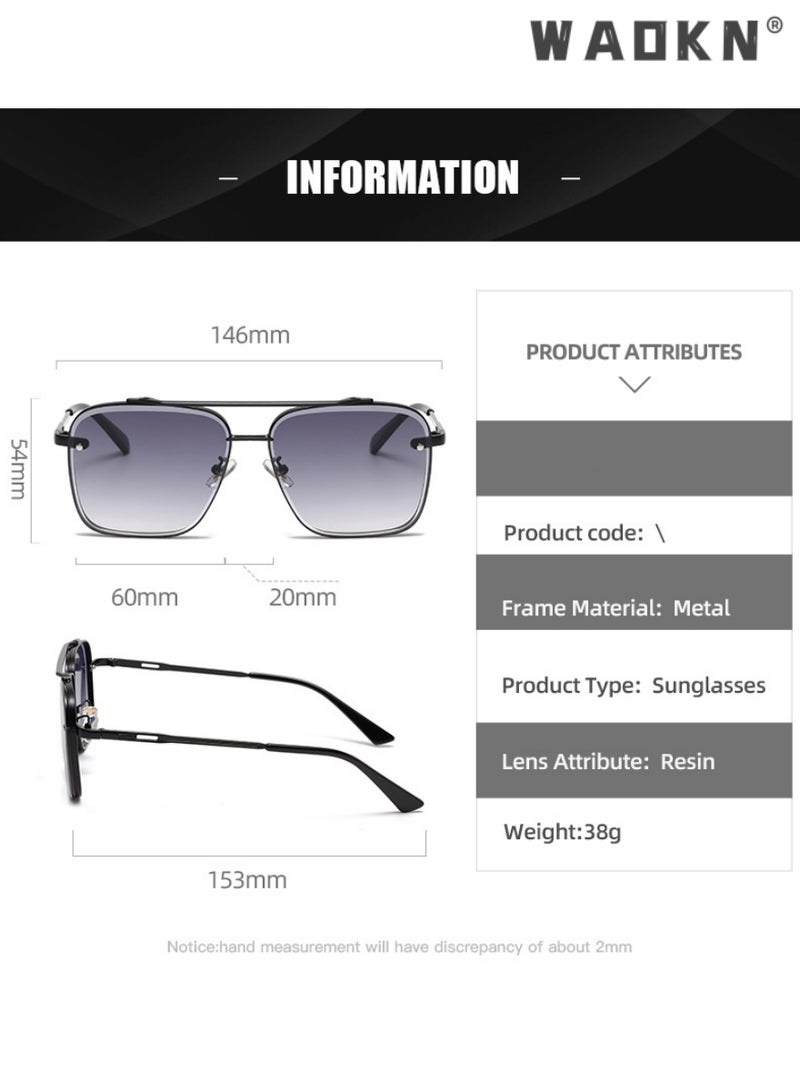 Aviator Sunglasses for Men Women UV400 Protection Sun Glasses with Metal Frame Fashion Anti-Glare Sun Shades for Driving Fishing Traveling with,Lightweight Metal Frame Sun Glasses UV400 Protection