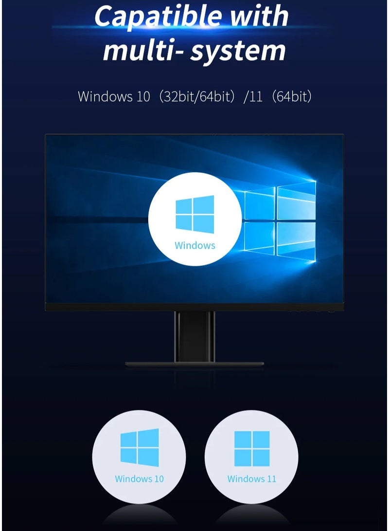 AX5400 WiFi 6E Usb Wifi Adapter 2.4G/5G/6GHz 2 Antenna Adaptador USB3.0 Gaming Wireless Network Card For Win10/11 Driver Free