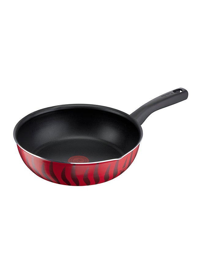 G6 Tempo Flame Tempo Flame Non-Stick Wokpan With Thermo Signal Red/Black Red/Black