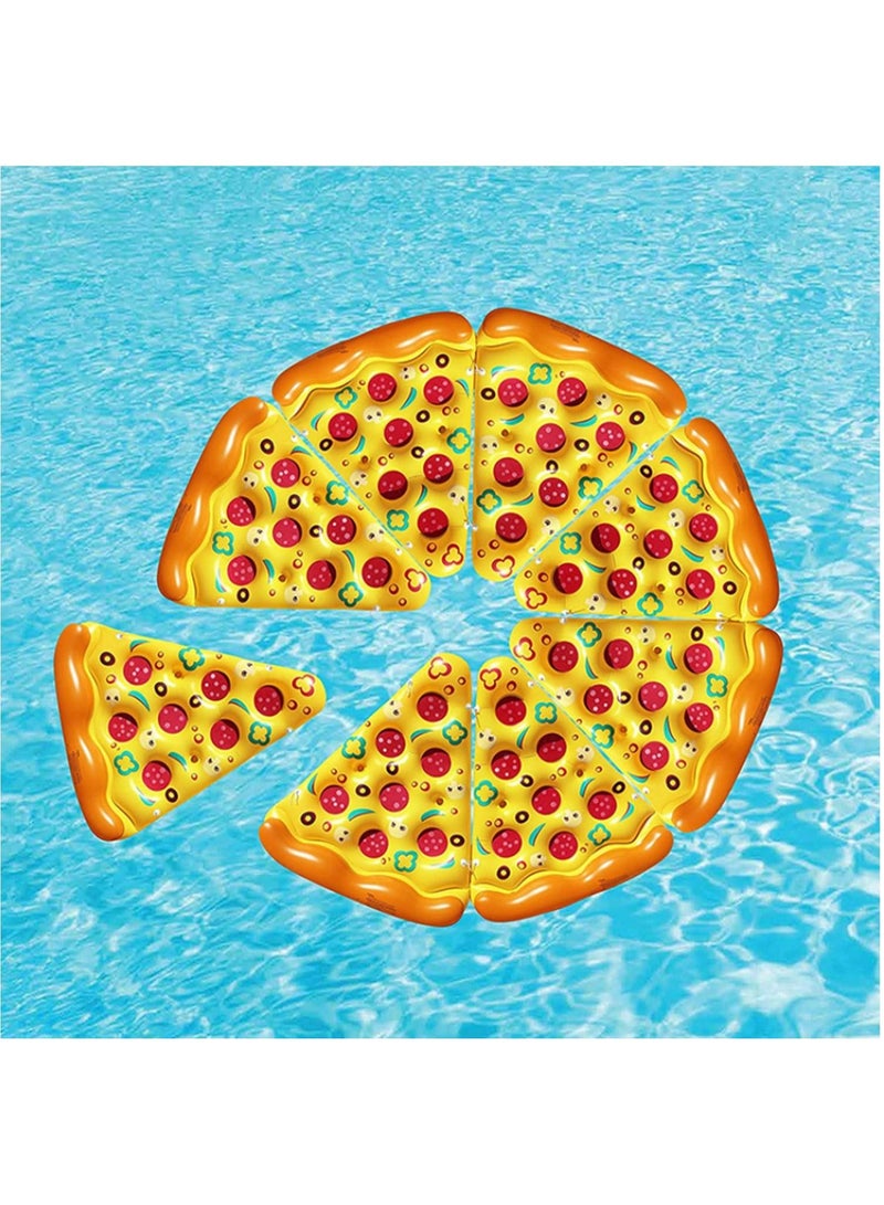 180cm Inflatable Pizza Slice Pool Floats Pvc Swimming Pool Floating Bed Sea Mattress for Party Childen Adults Water Toys