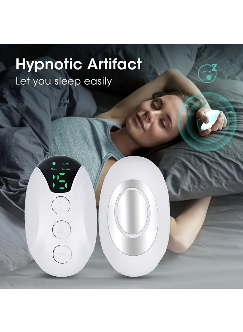 Handheld Sleep Device, Anxiety And Stress Relief, Improve Deep Sleep, Relaxation, Perfect Gift For Relaxation And Stress Relief, Insomnia For Adults, Portable Sleep Device (White)