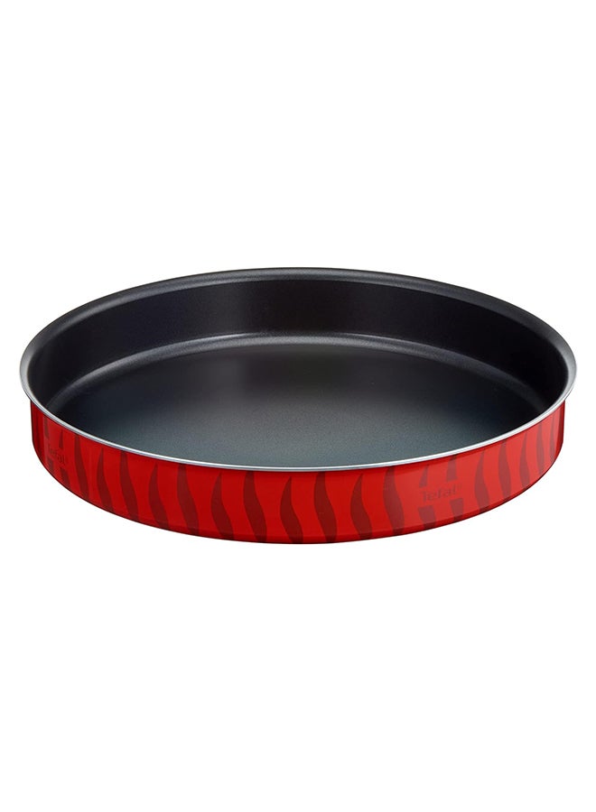 Oven Tray  Round 30 cm NonStick  100% Made in France  Les Spécialistes J5719383 Red 30cm