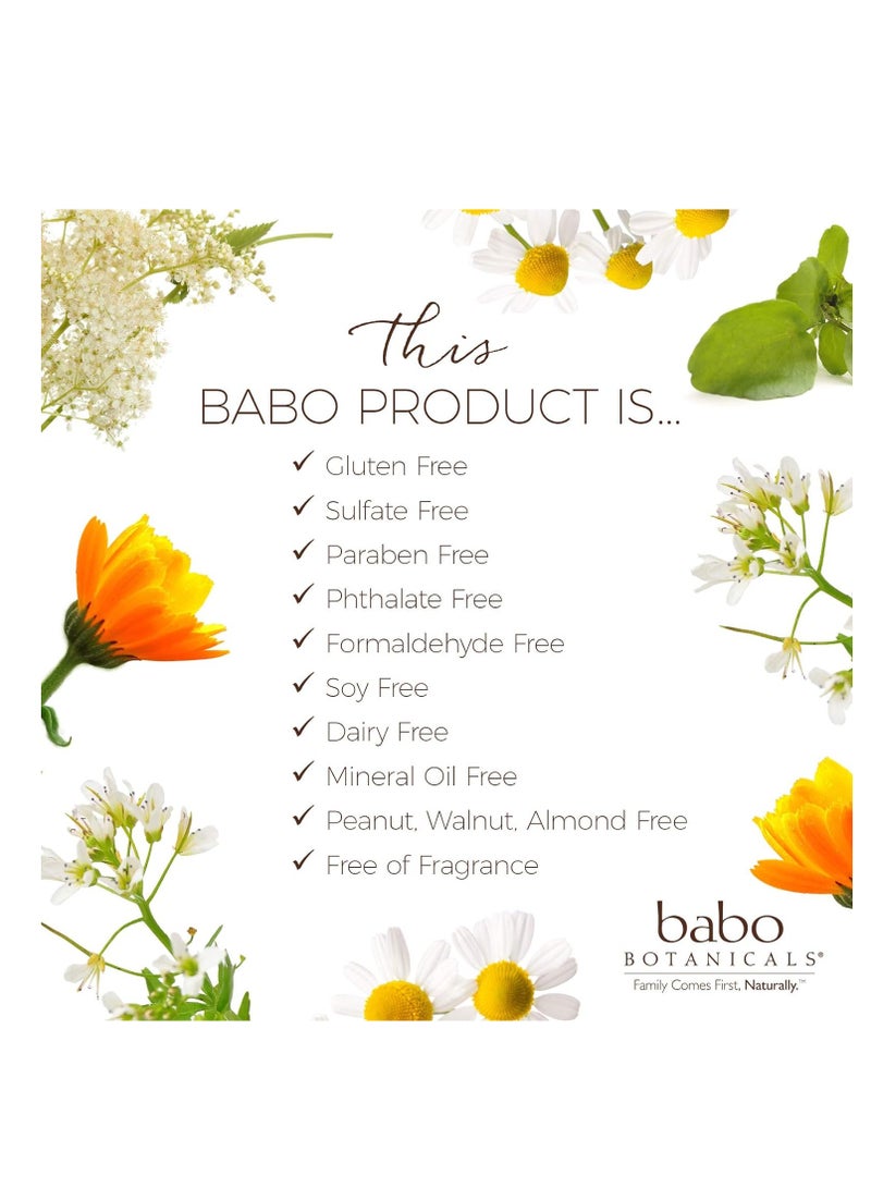 Babo Botanicals Super Shield SPF 50 Stick Sunscreen - 70% Organic Ingredients - Natural Zinc Oxide - for All Ages - NSF & Made Safe Certified - EWG Verified - Water Resistant - Fragrance-Free