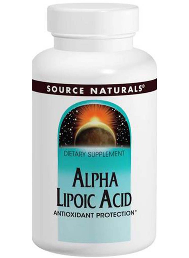 Source Naturals Alpha Lipoic Acid, 100 mg, 60 Tablets