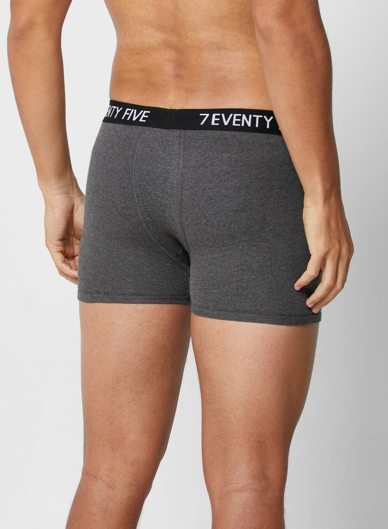 3 Pack  Waist Band Trunks with Antibacterial Finis