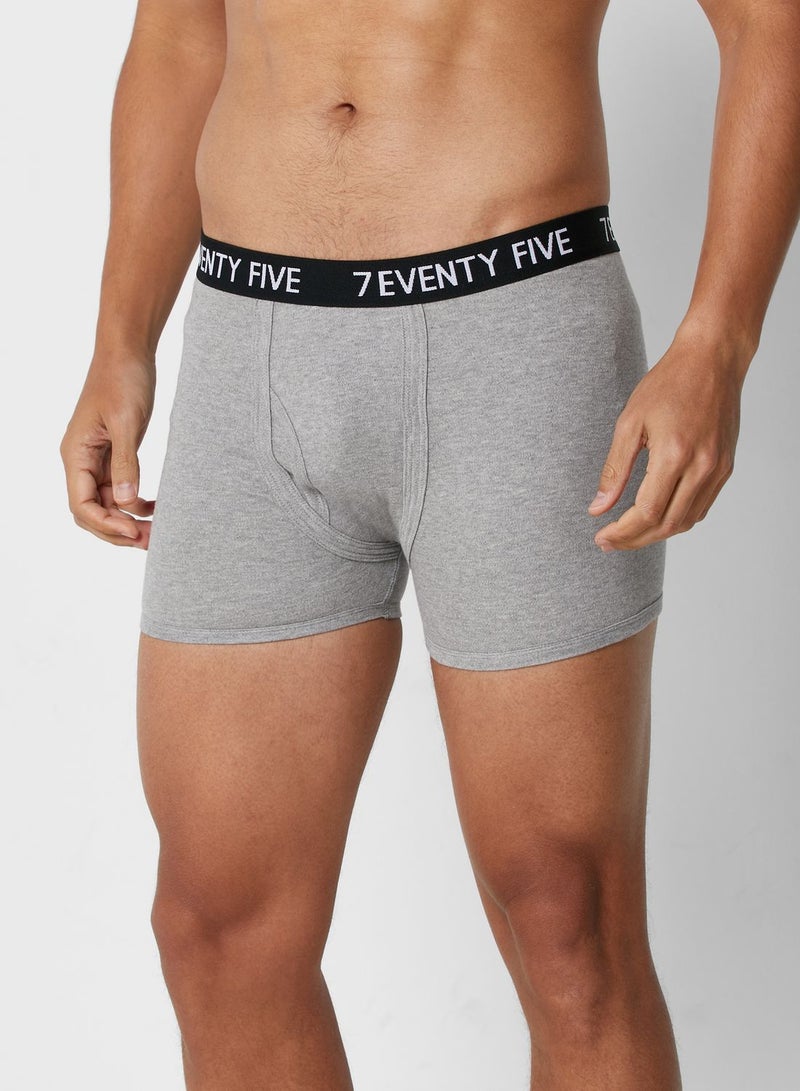 3 Pack  Waist Band Trunks with Antibacterial Finis