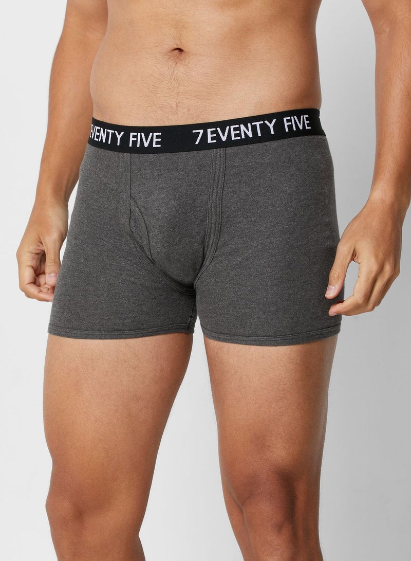 3 Pack  Waist Band Trunks with Antibacterial Finis