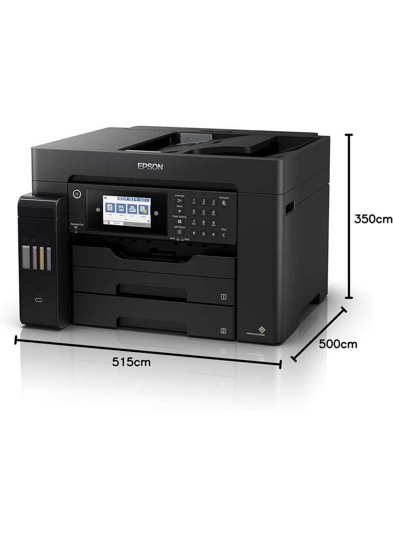 EcoTank L15160 A3+ 4-in-1 Print, Scan, Copy, Fax Wireless Inktank Business Printer Black