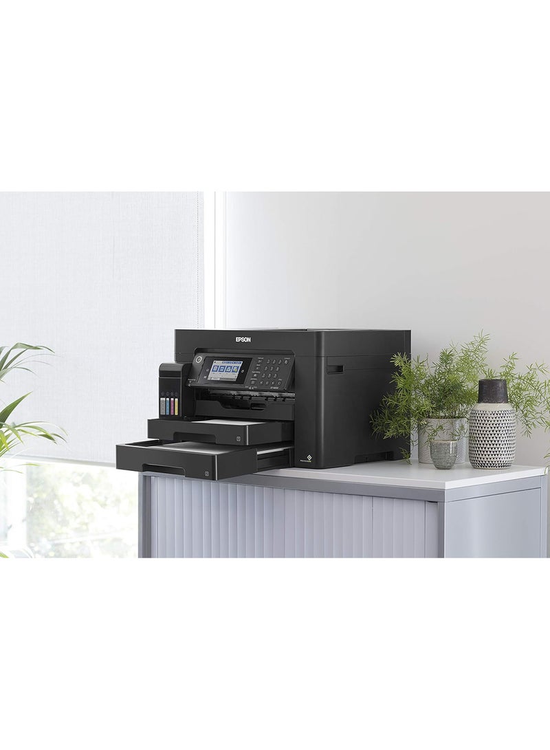 EcoTank L15160 A3+ 4-in-1 Print, Scan, Copy, Fax Wireless Inktank Business Printer Black