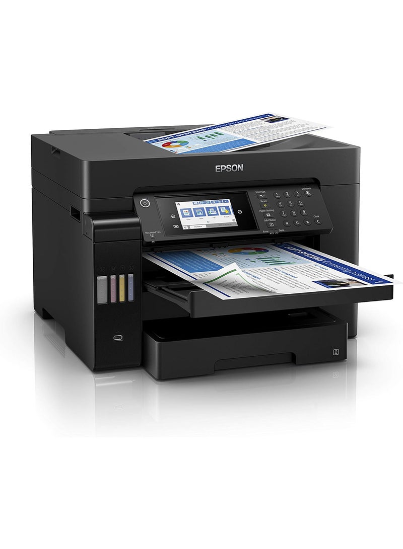 EcoTank L15160 A3+ 4-in-1 Print, Scan, Copy, Fax Wireless Inktank Business Printer Black