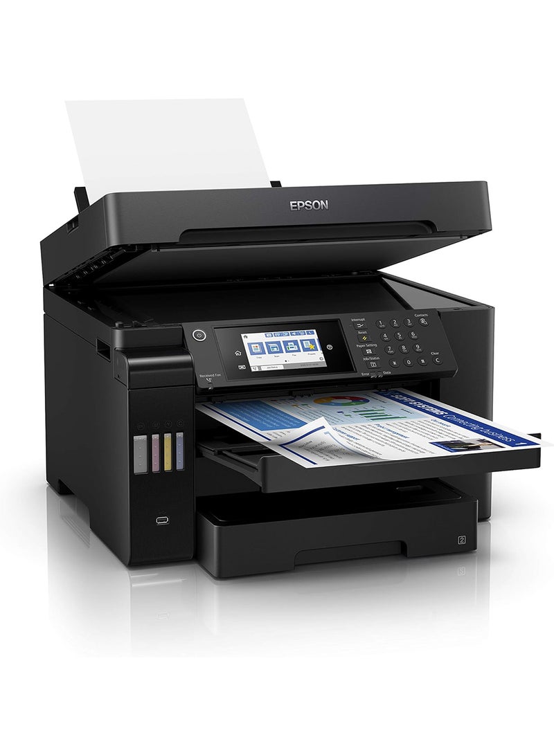 EcoTank L15160 A3+ 4-in-1 Print, Scan, Copy, Fax Wireless Inktank Business Printer Black