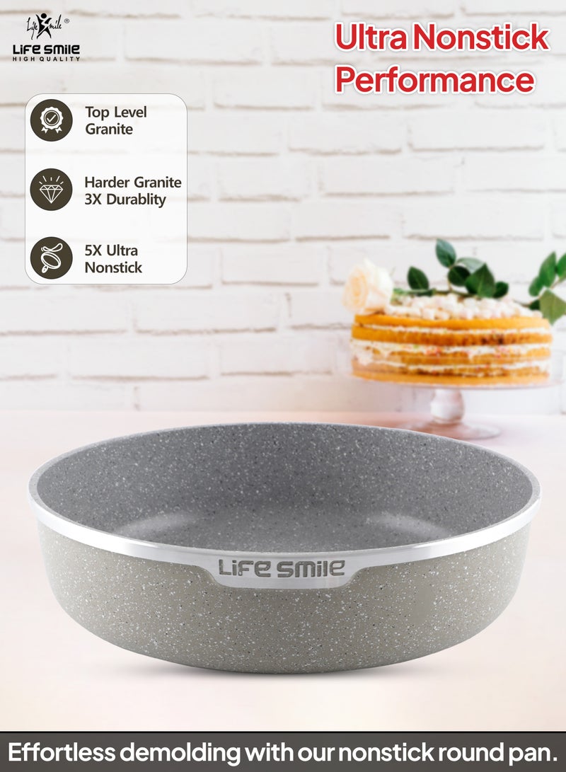 Oven Pan Set - Non Stick PFOA Free Multi Layer Granite Coating Oven Dishes - Die Cast Aluminum Body, Suitable For Baking in Oven or Cooking on Stove