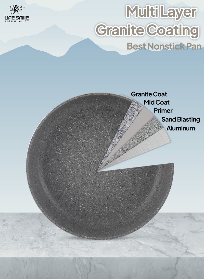 Oven Pan Set - Non Stick PFOA Free Multi Layer Granite Coating Oven Dishes - Die Cast Aluminum Body, Suitable For Baking in Oven or Cooking on Stove