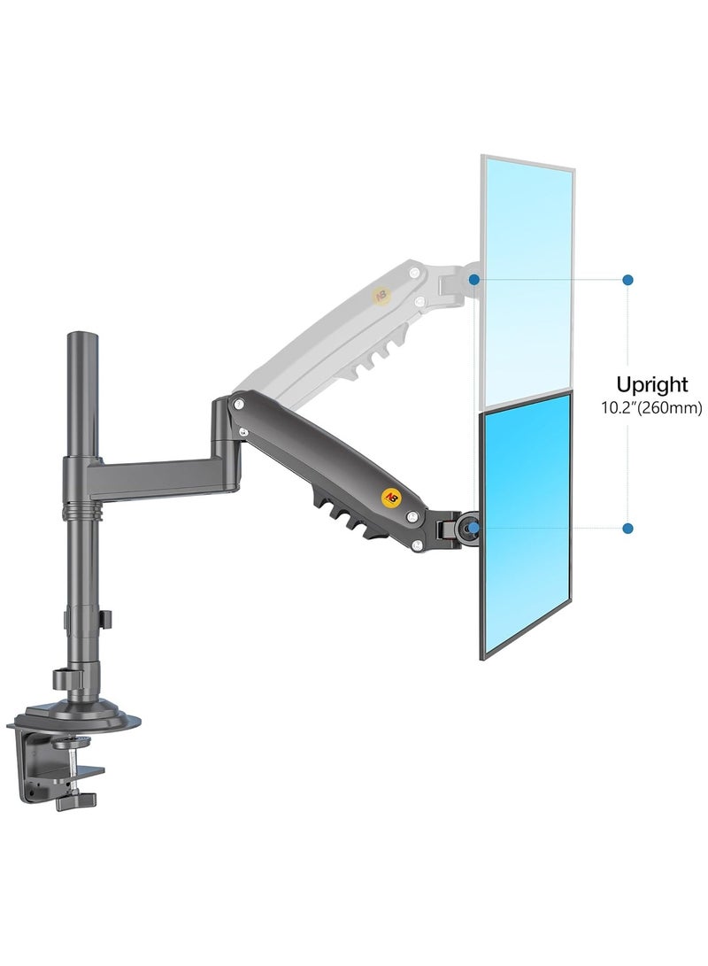 NB H100 Monitor Desk Mount Stand Full Motion Swivel Monitor Arm Gas Spring for 17''- 30'' Computer Monitor from 2kg to 9kg