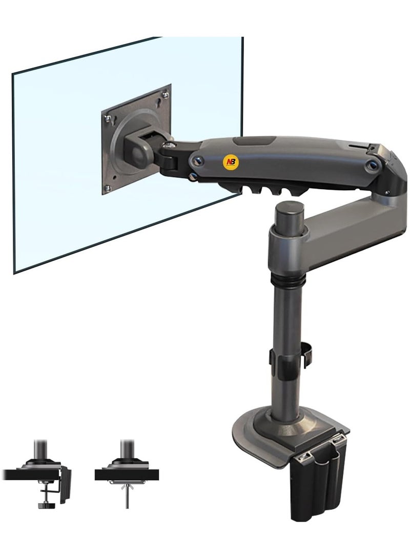 NB H100 Monitor Desk Mount Stand Full Motion Swivel Monitor Arm Gas Spring for 17''- 30'' Computer Monitor from 2kg to 9kg