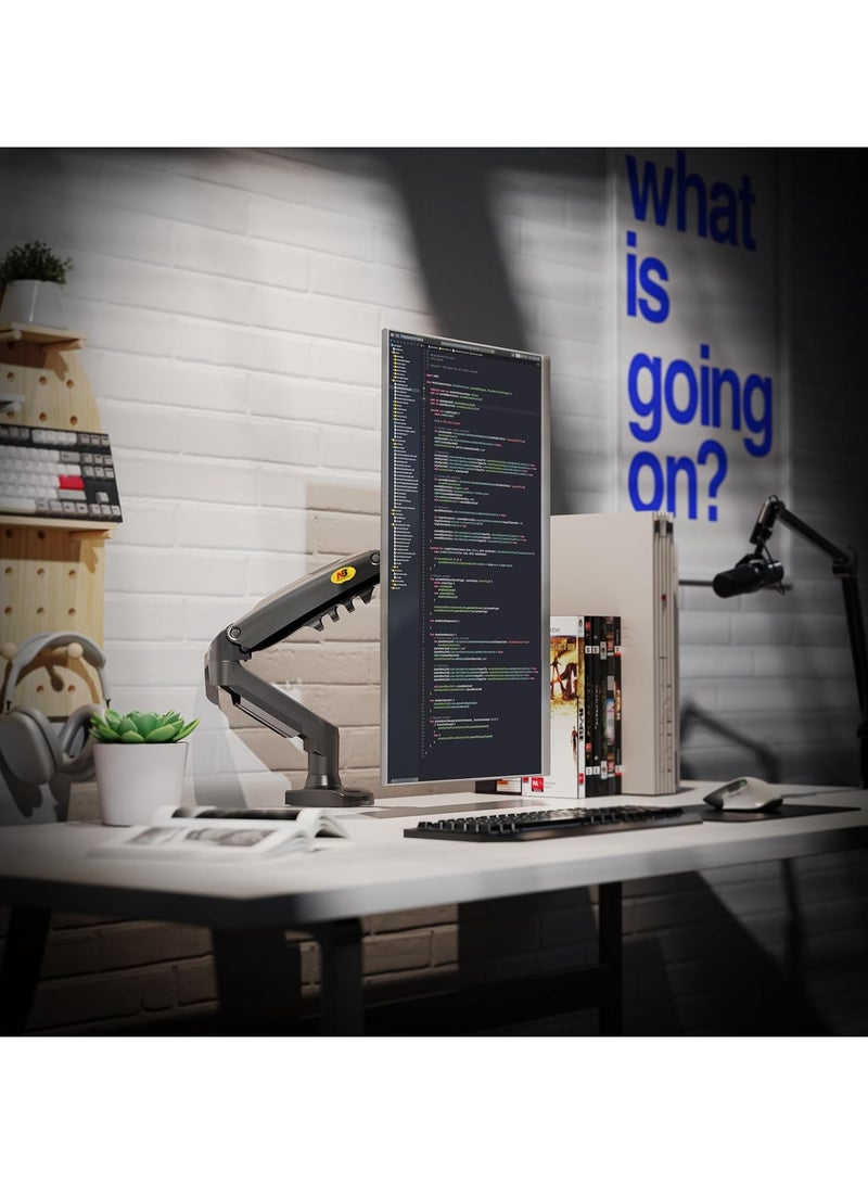 NB F80 Monitor Desk Mount Stand Full Motion Swivel Monitor Arm Gas Spring for 17''- 30'' Computer Monitor from 2kg to 9kg