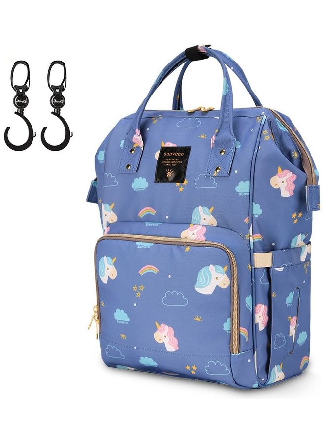 Unicorn Diaper Bag With Stroller Hooks