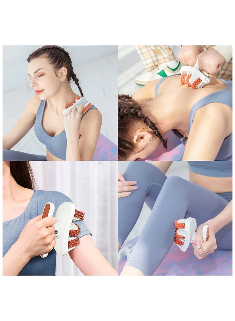 Cellulite Roller for Thighs,Buttocks,Leg, Arms,Round Massager Roller For Waist Abdominal Muscles Ring Leg Clip Stovepipe To Clear The Meridian Portable Anti Cellulite Massager