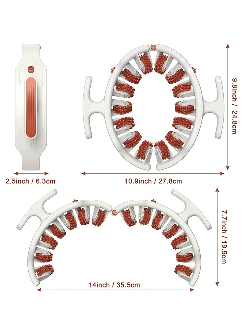 Cellulite Roller for Thighs,Buttocks,Leg, Arms,Round Massager Roller For Waist Abdominal Muscles Ring Leg Clip Stovepipe To Clear The Meridian Portable Anti Cellulite Massager