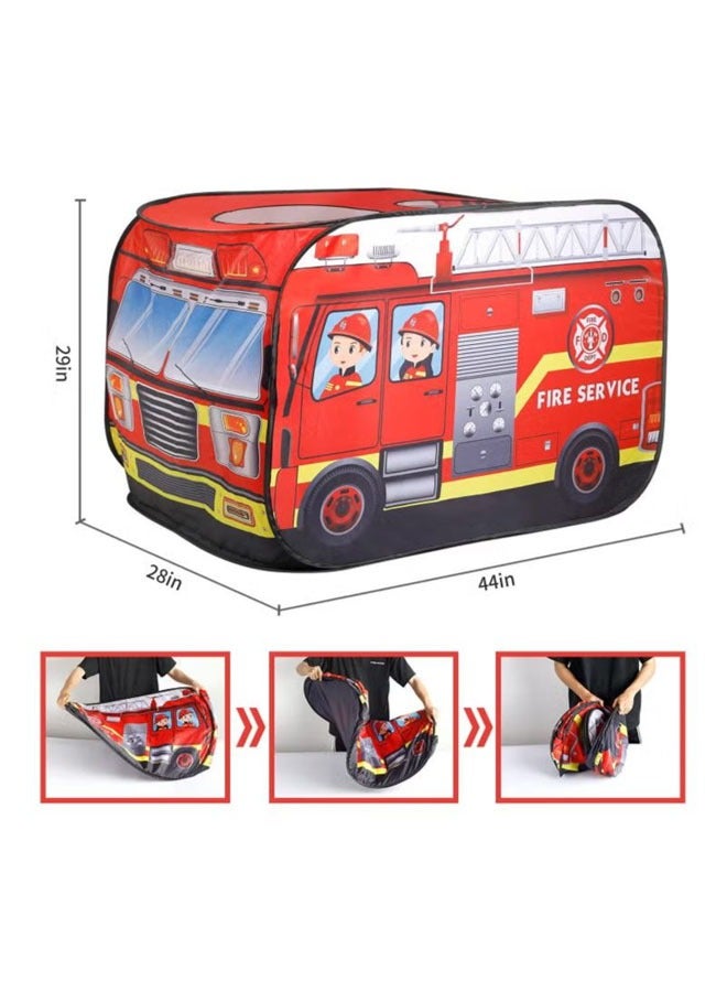 Children's fire truck tents indoor and outdoor pop-up game tents