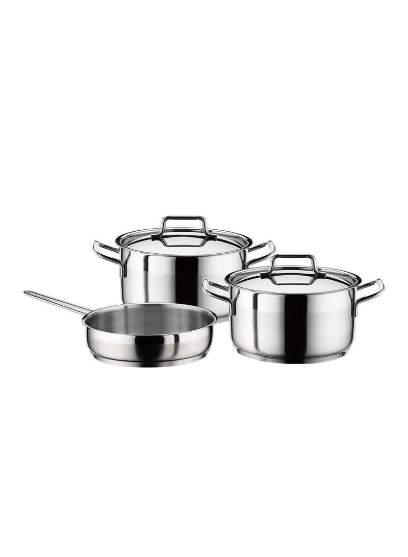 Anett Stainless Steel 9-Piece Cookware Set