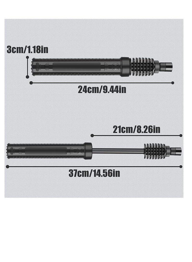 Portable Air Pump Sports Ball Tool Inflator Ball Pump with 1 Pcs Needles 1 Pcs Valve Adapter for Football Basketball Volleyball Rugby Balloons Swim Inflatables