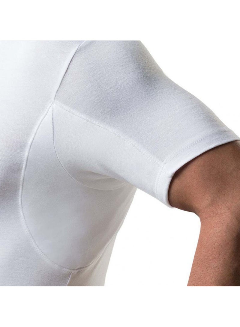 Sweatproof T-Shirt for Men (V-Neck) Underarm Protection