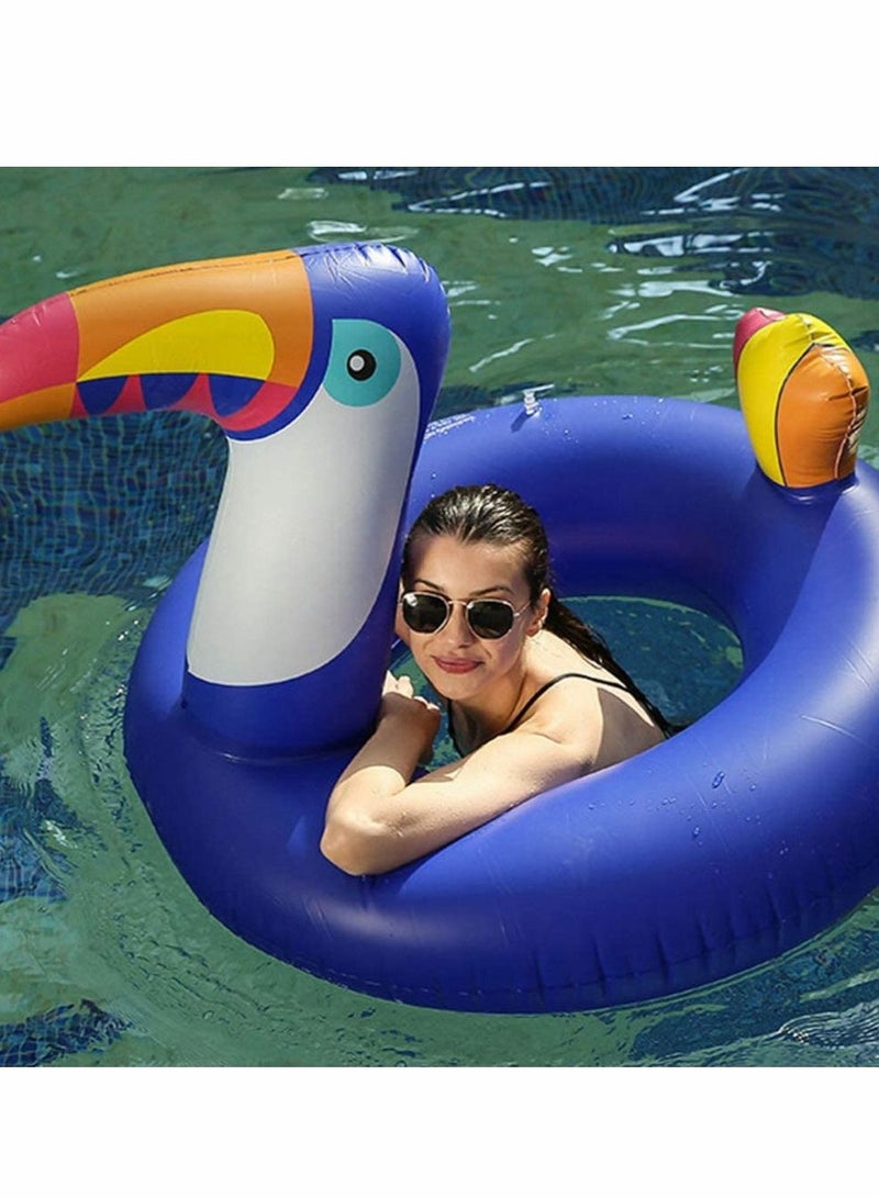 Inflatable Swim Ring Bird Pool Rings Animal Floats Thickened Swimming Ring Water Supply Tool for Summer Beach Kids Adults