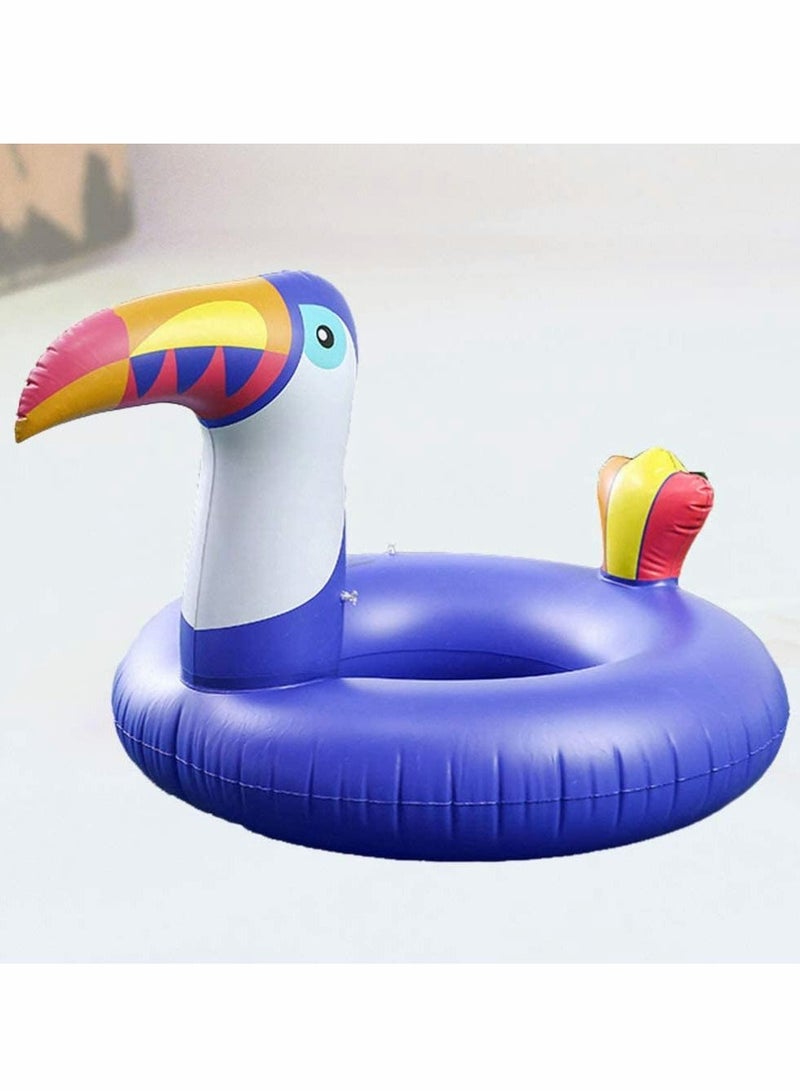 Inflatable Swim Ring Bird Pool Rings Animal Floats Thickened Swimming Ring Water Supply Tool for Summer Beach Kids Adults