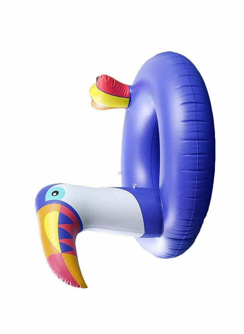 Inflatable Swim Ring Bird Pool Rings Animal Floats Thickened Swimming Ring Water Supply Tool for Summer Beach Kids Adults