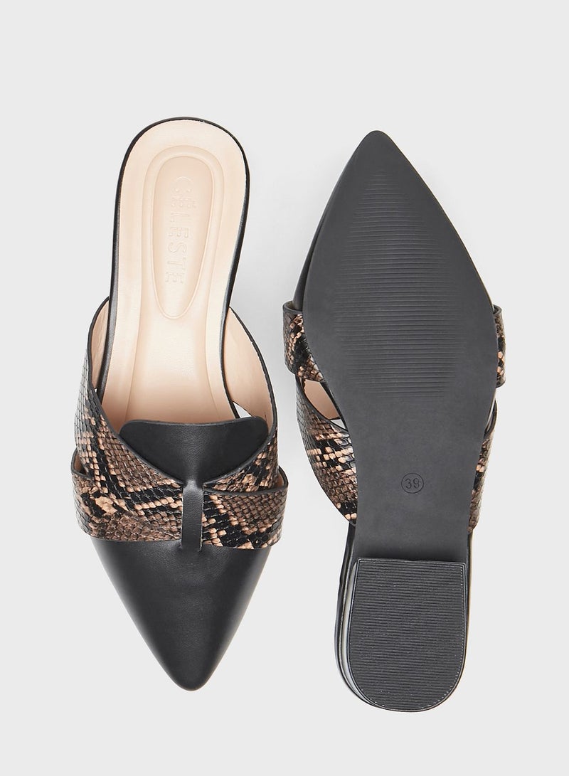 Pointed Toe Slip Ons