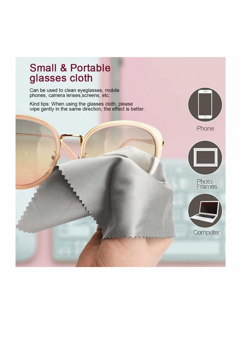 KASTWAVE Hard Shell Sunglasses Case Leather Glasses Case Protective Sunglasses Pouch Holder Storage Eye Glasses Pouch Carry Case with Cleaning Cloth for Men and Women (2 Pcs Yellow and Gray)